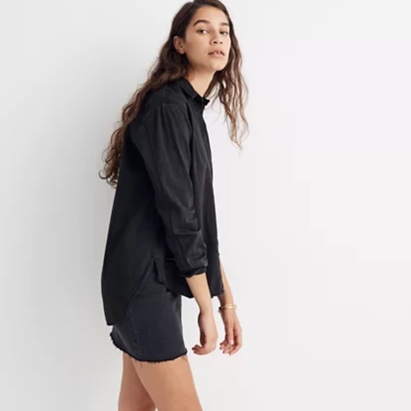 Madewell long sleeve denim button up shirt lunar - Picture 1 of 6